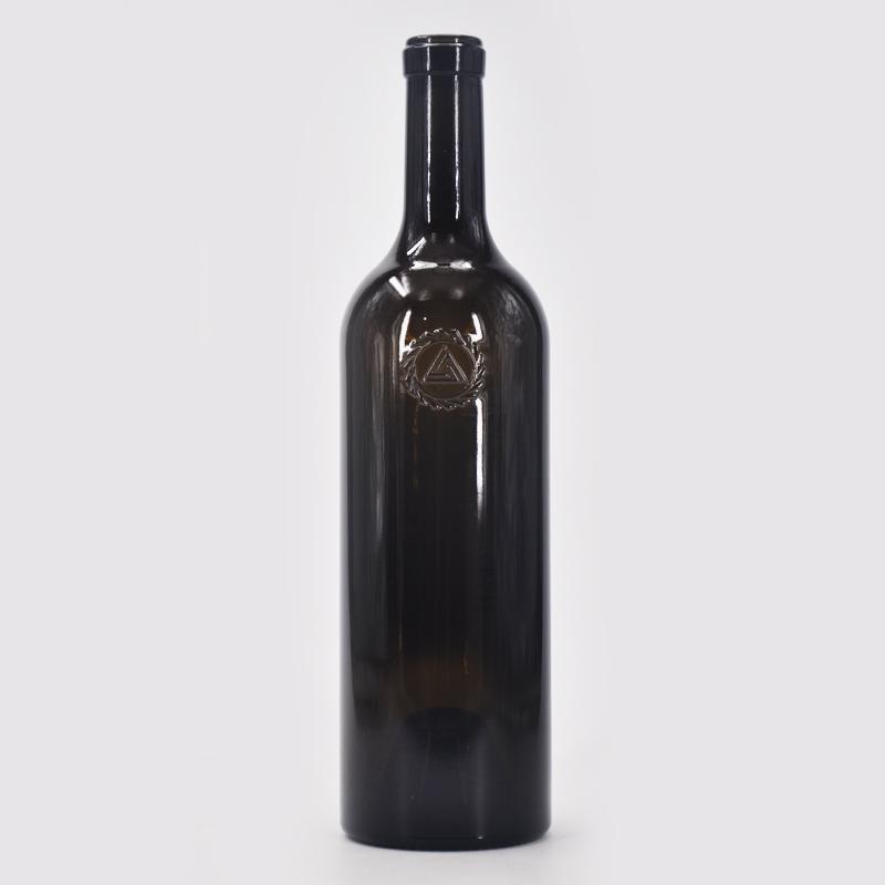 Custom Bordeaux Glass Wine Bottle